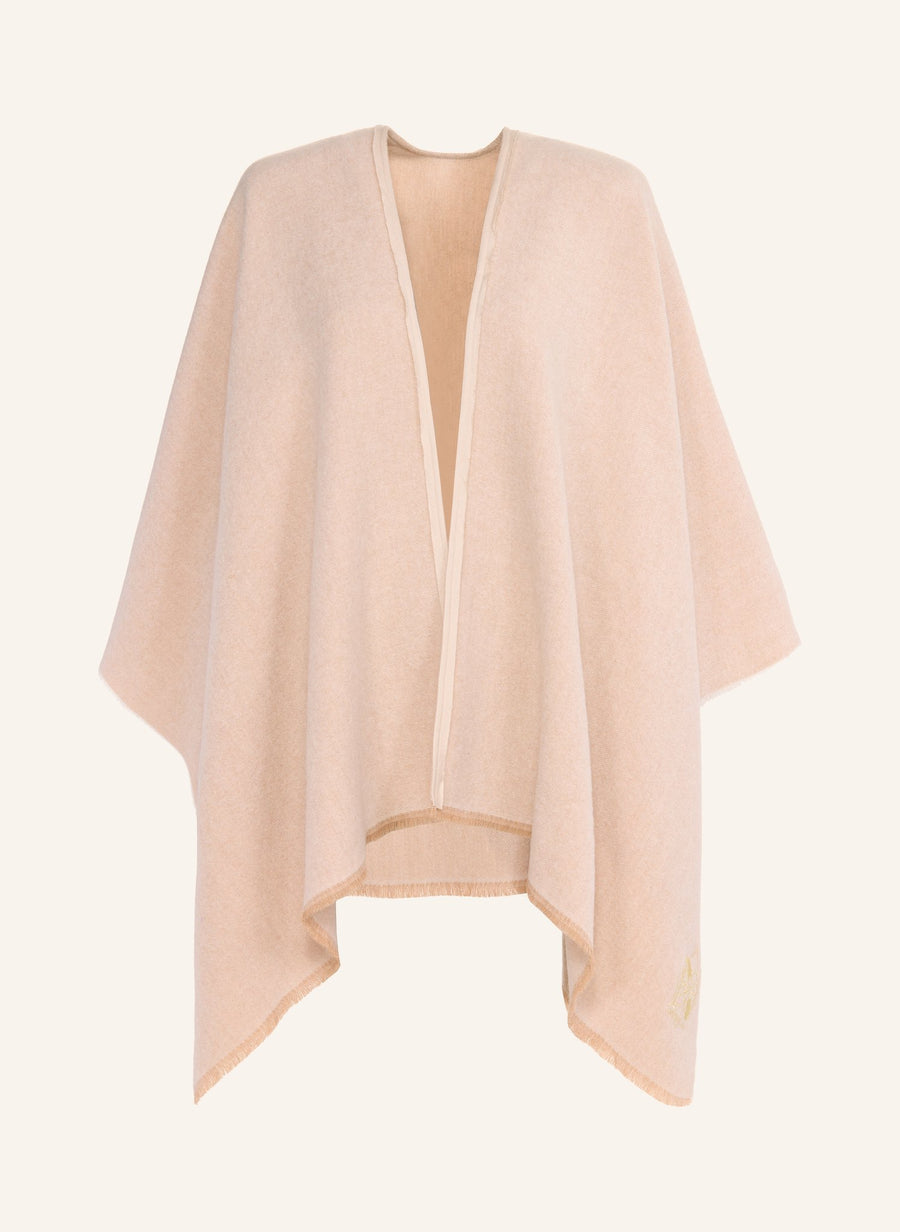 ADALIA Cashmere Cape — Creme