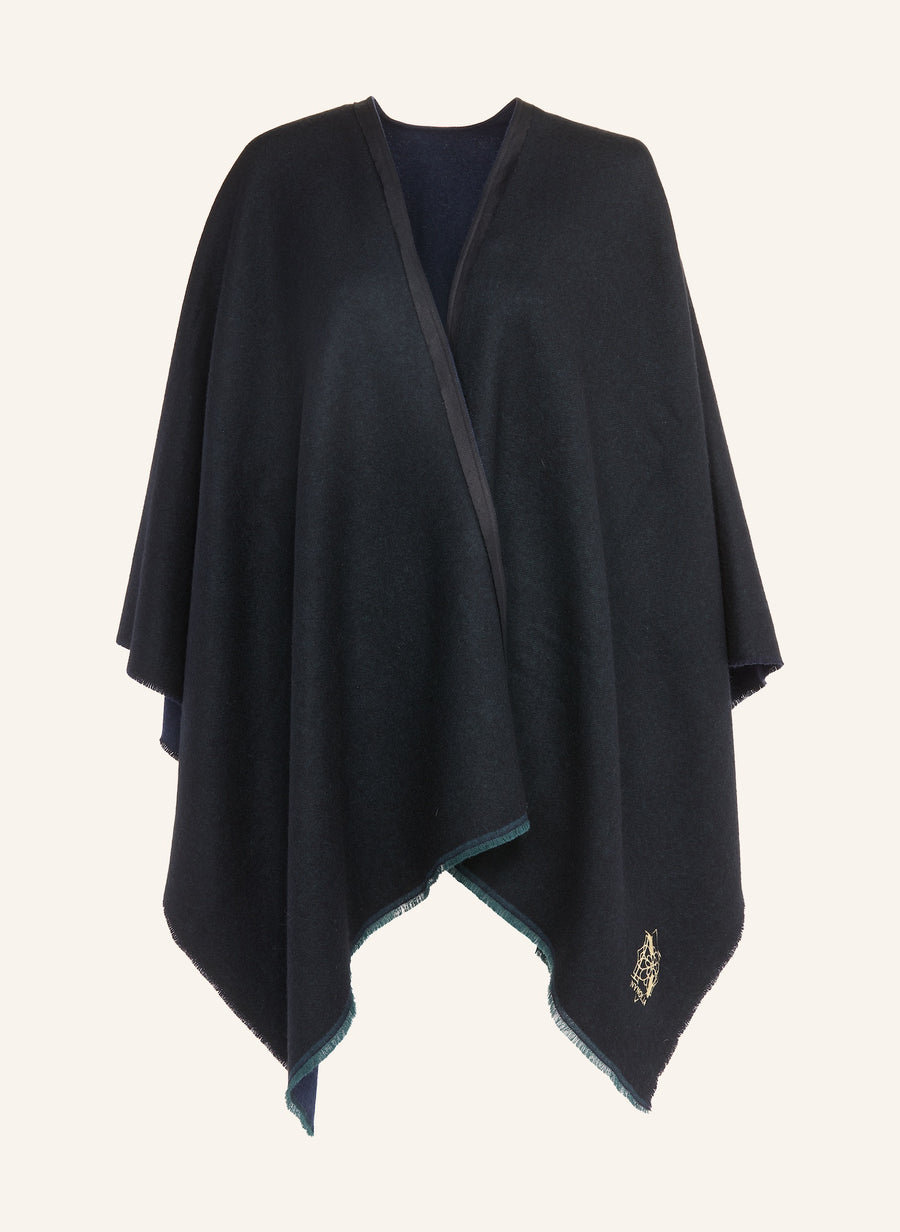 ADALIA Cape — Black – Blue
