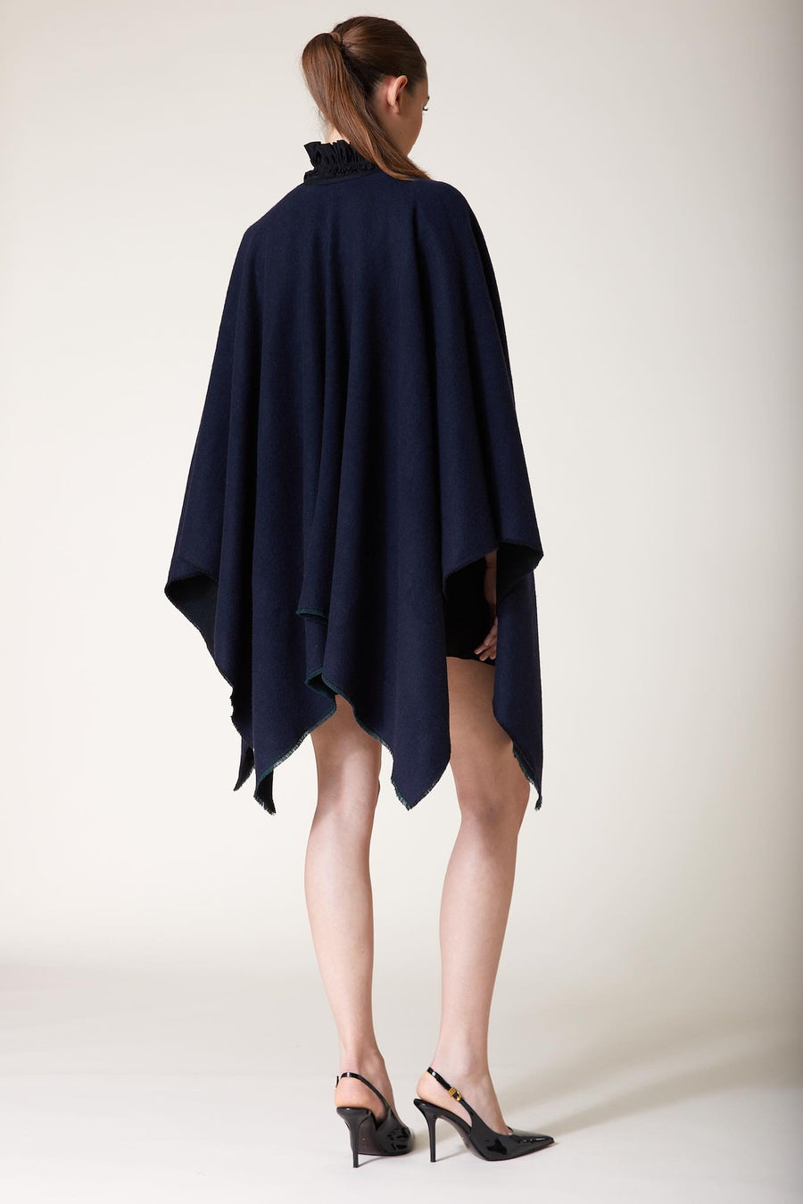ADALIA Cape — Blue – Black