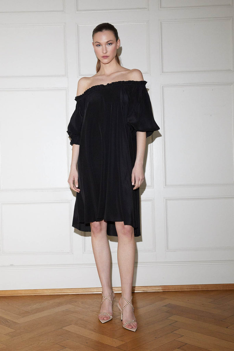 KISS Dress — Black Crepe