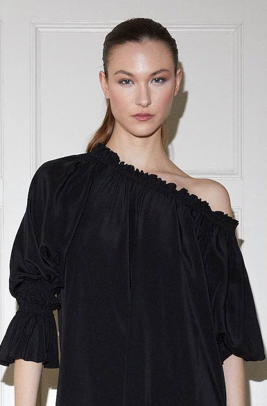 KISS Dress — Black Crepe