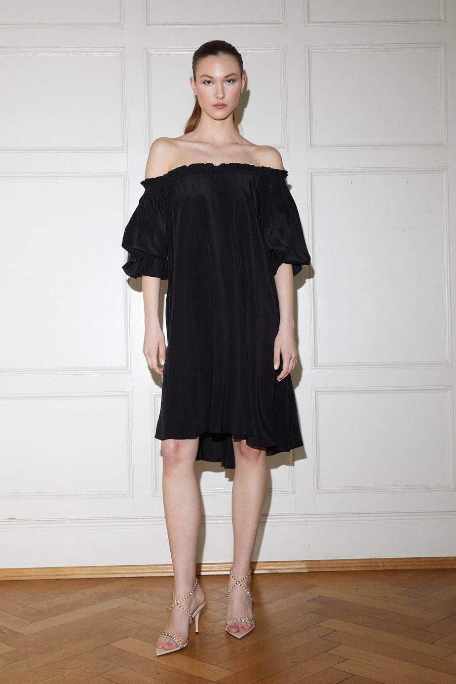KISS Dress — Black Crepe