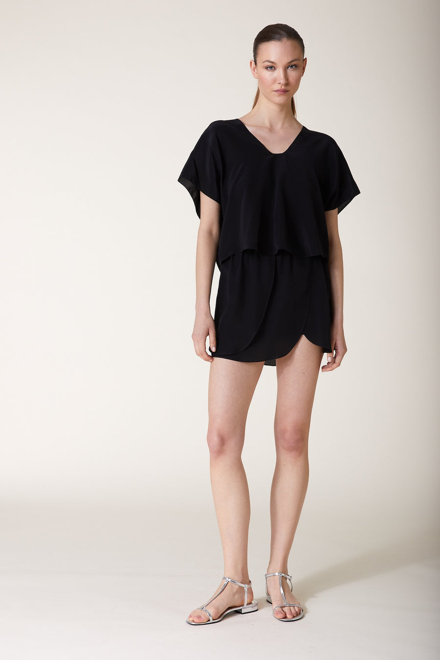 PIERIS Blouse — Black