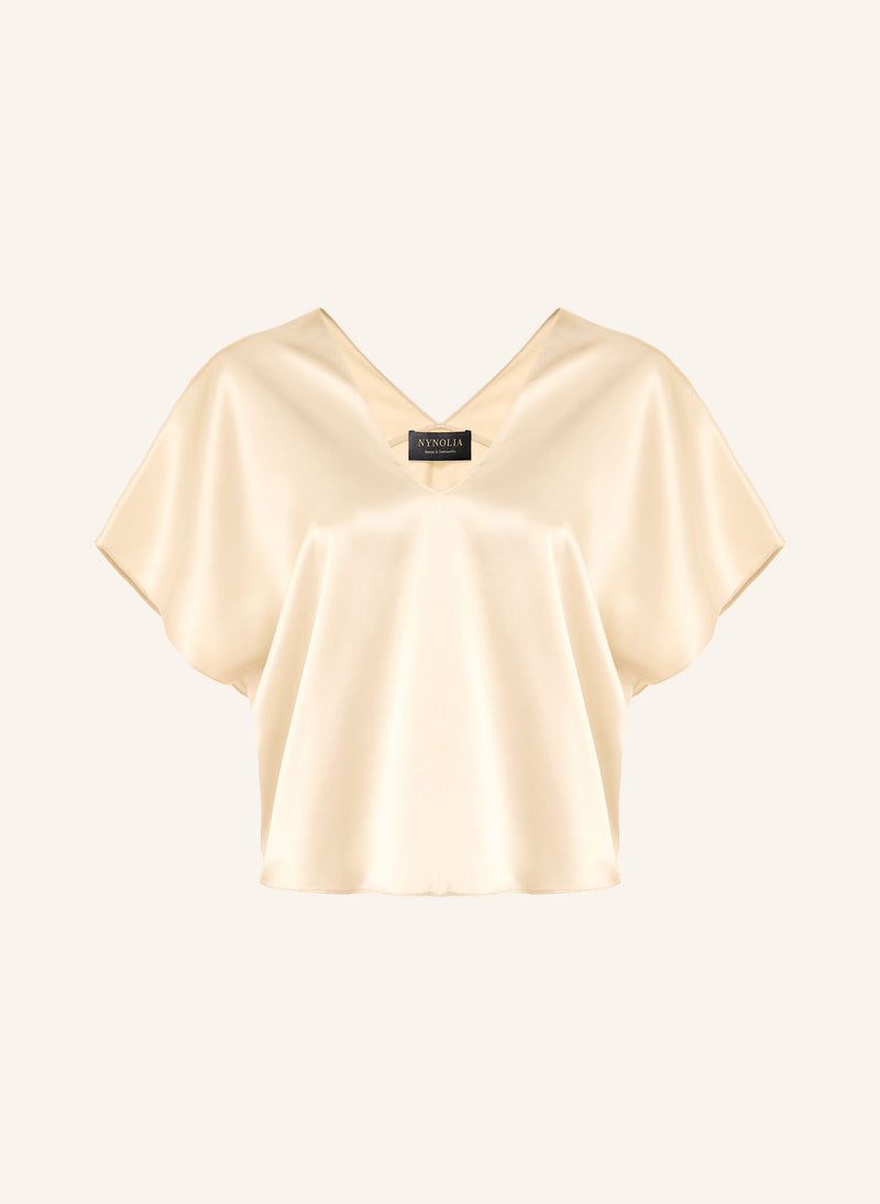 PIERIS Skirt Short — Gold Satin