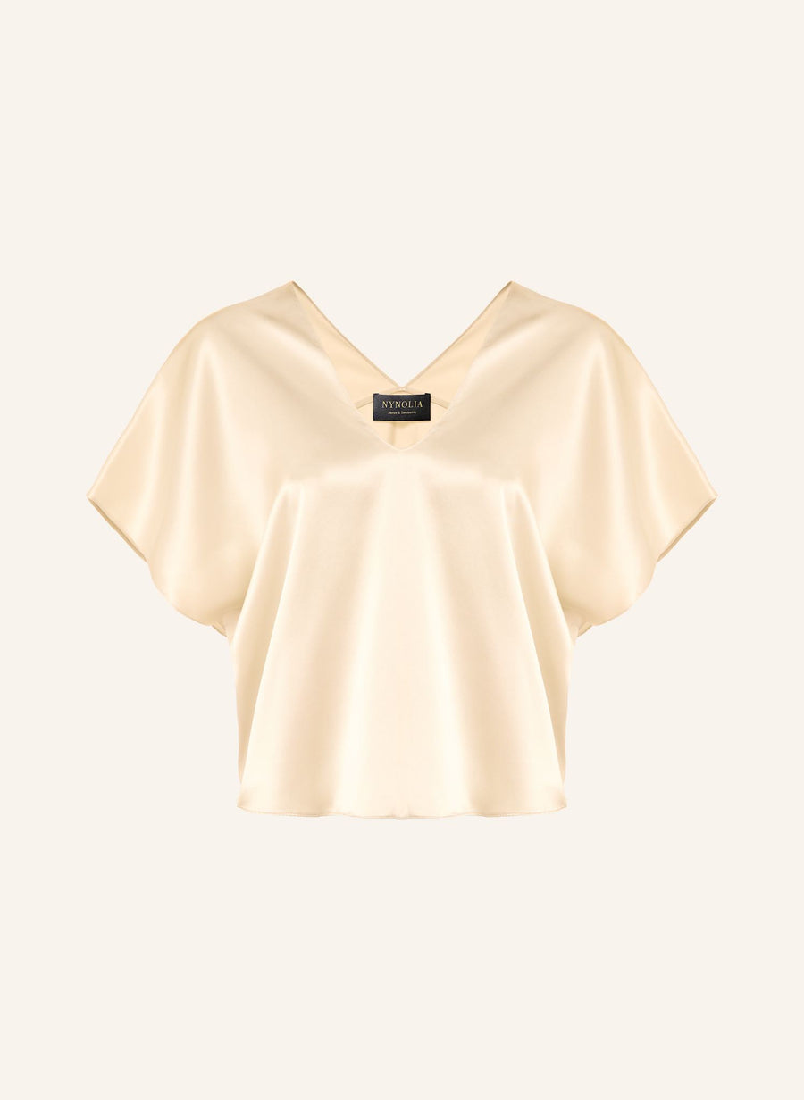 PIERIS Skirt Short — Gold Satin