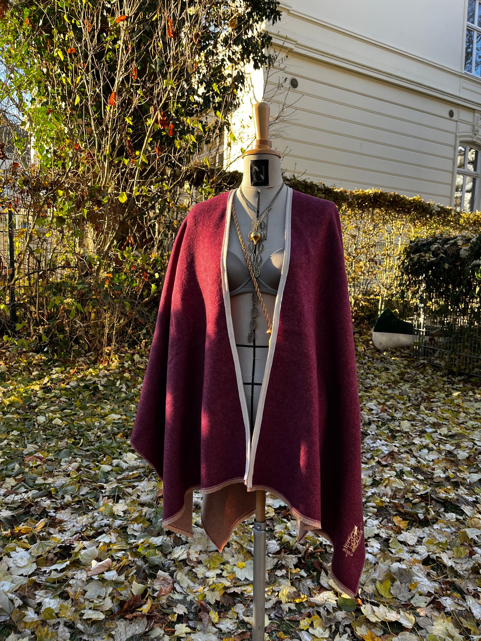 Cashmere cape deals